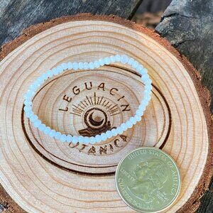 Obatala Orisha Pulso Elastico Baby Eleke, Ifa Santeria Obqtala Baby Bracelet